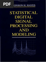 Statistical Digital Signal Processing and Modeling