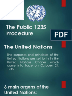 The Public 1235 Procedure