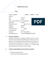 Informe Psicológico