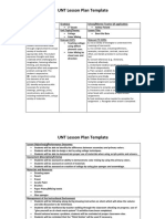 UNT Lesson Plan Template