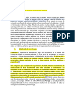 ADN, ARN y Extracción de Proteínas El Pasado y El Presente