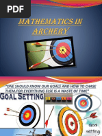 Mathematics in Archery