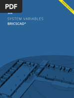 System Variables: Bricscad