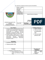 Standar Operasional Prosedur 2 Informasi Mengenai Prosedur Yang Akan Distandarkan