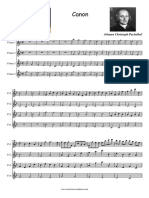 Canon Pachelbel Flauta Dulce PDF