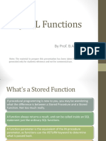 Mysql Functions: by Prof. B.A.Khivsara