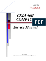 Canon CXDI-40G X-Ray - Service Manual