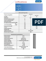 Antenna Specification MB2600!65!18DT2