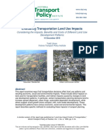 Evaluating Transportation Land Use Impacts