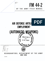 FM44-2 Air Defense Artillery Employment (Automatic Weapons) 1966