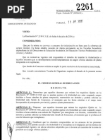 Resolucion 2261 16 Modifica Resolucion 2190 16 CGE Reserva Derechos para Titularizacion