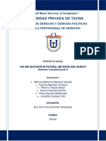 Proyecto Social Derecho Constitucional II