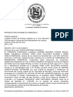 Tutela Judicial - Derecho A La Defensa - Debido Proceso - Condominio - Equidad - TSJ - Regiones - Decision - 15