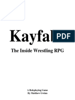 Kayfabe - EKG - The Inside Wrestling RPG Core Rulebook PDF