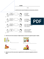 Prueba de Admision Grado Cuarto