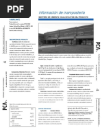 Información de Mampostería MORTERO DE CEMENTO: HOJA DE DATOS DEL PRODUCTO