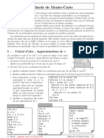 TP Methode Monte Carlo PDF