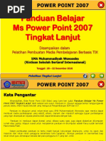 2007 Pelatihan Power Point Tingkat Lanjut Guru 2010 (103 Halaman)