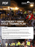 Nightrider 100km Cycle Training Plan