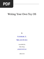 Writing Your Own Toy OS: Krishnakumar R. Raghu and Chitkala