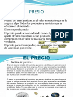 Diapositivas de Precio - Gestion Comercial