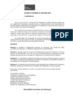 Reglamento Nacional de Vehiculos Actualizado Al 23.08.2016