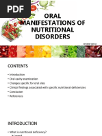 Oral Manifestations of Nutritional Disorders2