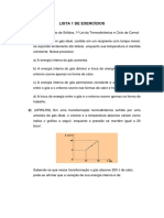 Lista de Exercícios Física Ii