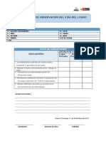 Ficha de Observación Del II Día Del Logro