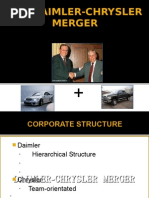 The Daimler-Chrysler Merger