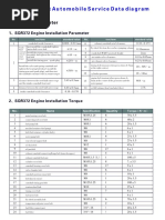 Cheryqqautomobileservicedatadiagram: 一、Repair Parameter