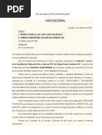 Carta Notarial Aloha