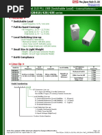 Universal Ku-Band 2LO PLL LNB (Switchable Local) - MODEL No. NJR2841E/42E/43E Series