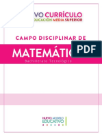 Matemáticas Bachillerato Nuevo Modelo Educativo