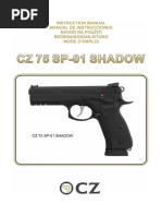 Manual de Instrucciones CZ 75 SP 01 Shadow - Es PDF