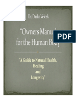 Owners Manual For The Human Body