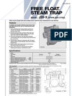 Free Float Steam Trap: Model Stainless Steel