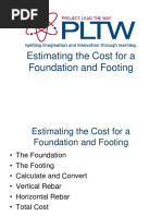 2.3.5-Estimating Cost Concrete Foundation Footing