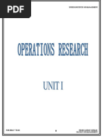 Operation Research 