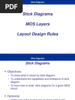 Stick Diagrams Layers Layouts