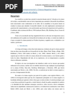 Vulnerabilidad Temperamental y Crianza Negativa Como Predictores Del Ajuste Del Niño