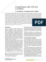 Modelling Coal Gasification With CFD and Discrete Phase Method