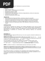 Conferencia 03 - Rango de Una Matriz. Sistemas de Ecuaciones Lineales