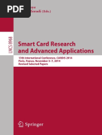 Smart Card Research and Advanced Applications 13th International Conference 