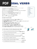 Modal Verbs