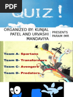 Organized By: Kunjal Patel and Urvashi Mandaviya: Presents Param Imr