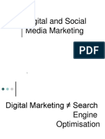 Digital and Social Media Marketing