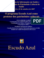 (Zaher, C. R.) o Programa Escudo Azul Como Protetor Dos Patrimônios Culturais