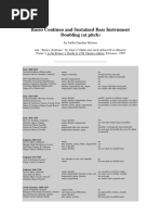 Basso Continuo and Sustained Bass Instrument Doubling