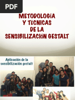 Metodología y Técnicas de La Sensibilización Gestalt